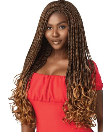 OUTRE 3X BOX BRAIDS FRENCH CURL 22